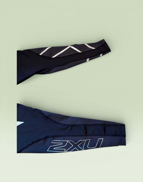 2XU Women's Compression Tights - Black/Silver BUNDLE - S - Picture 11 of 15